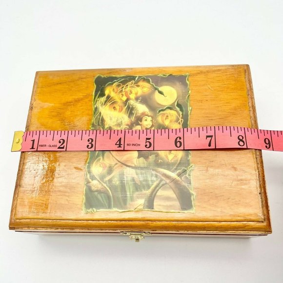 Upcycled Wooden Cigar Box Pixie Happily Ever After Storage Box Treasures - Picture 8 of 10